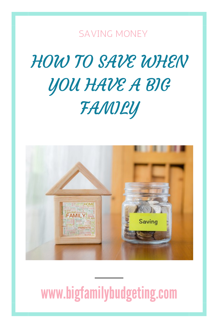 A large family will cost more than only having two children, but there are lots of ways you can save money and ensure your money lasts longer, click through to find out more ways to save money when you have a large family