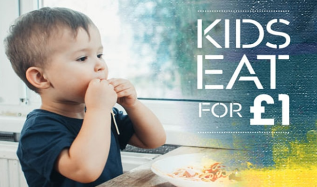 Kids Eat for £1 or free Prezzo Restaurants